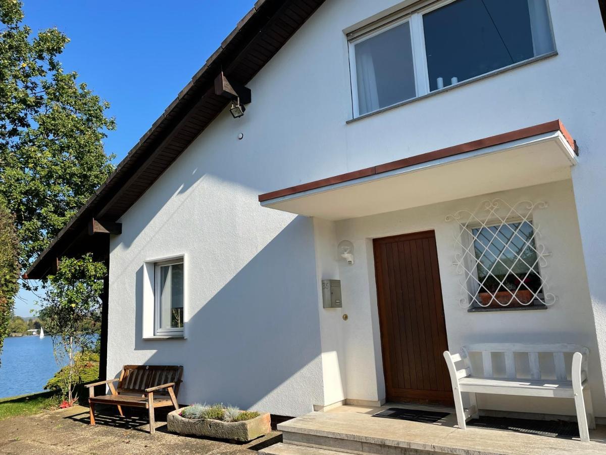 Villa Haus Se[e]renity-Behagliches Haus am See Hungen Exterior foto